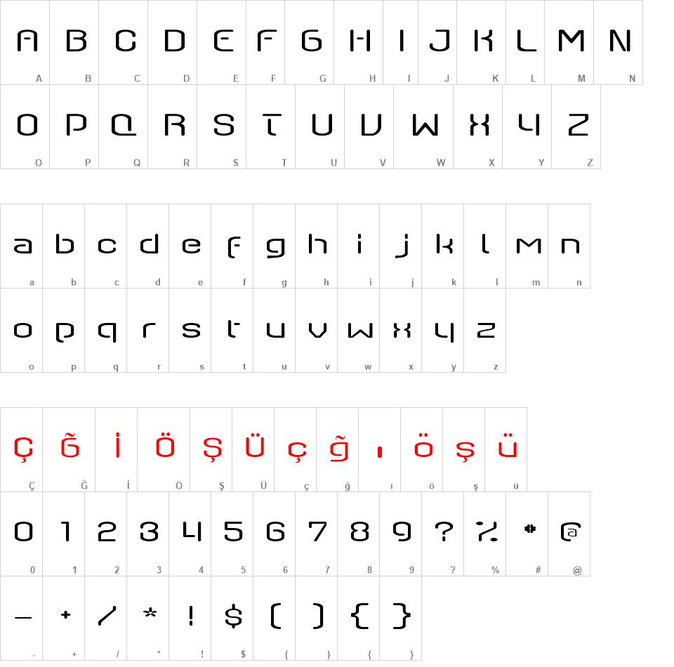 QSwitch Ax font